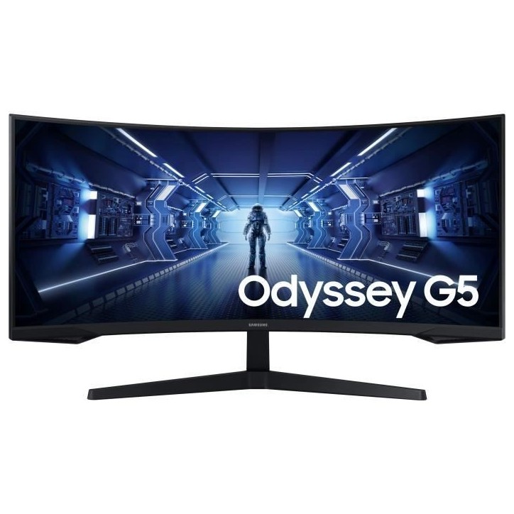 Ecran PC Gamer Incurvé - SAMSUNG - 34 - UWQHD - 165Hz - Dalle VA - 1ms - LC34G55TWWPXEN