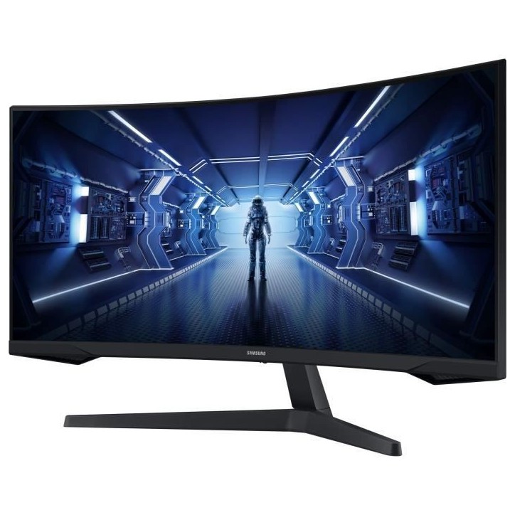 Ecran PC Gamer Incurvé - SAMSUNG - 34 - UWQHD - 165Hz - Dalle VA - 1ms - LC34G55TWWPXEN