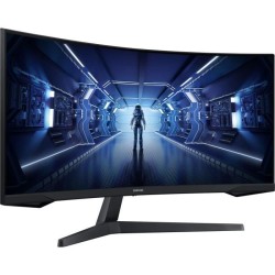Ecran PC Gamer Incurvé - SAMSUNG - 34 - UWQHD - 165Hz - Dalle VA - 1m