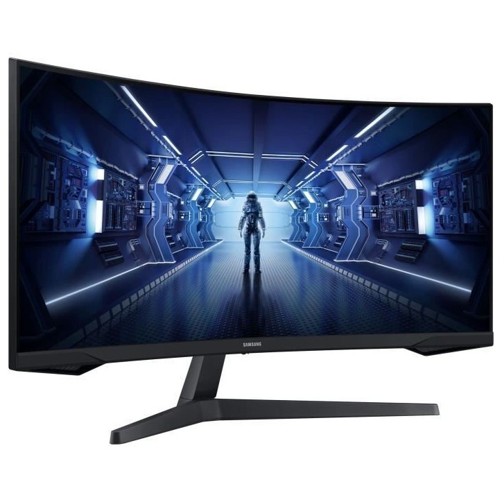 Ecran PC Gamer Incurvé - SAMSUNG - 34 - UWQHD - 165Hz - Dalle VA - 1ms - LC34G55TWWPXEN