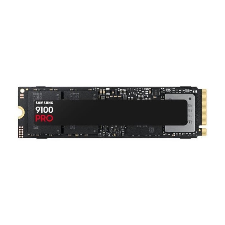 Samsung - 9100 PRO - SSD Interne - NVMe M.2 PCIe 5.0 x4 - 1 To - Vitesse de lecture jusqu'a 14 800 Mo/s - MZ-VAP1T0BW Samsung - 9100 PRO - SSD Interne - NVMe M.2 PCIe 5.0 x4 - 1 To - Vitesse de lecture jusqu'a 14 800 Mo/s - MZ-VAP1T0BW