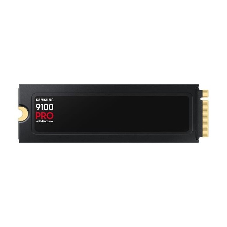 Samsung - SSD Interne - 9100 PRO avec dissipateur NVMe M.2 PCIe 5.0 x4 - 1 To - Vitesse de lecture jusqu'a 14 800 Mo/s - MZ-VAP1 Samsung - SSD Interne - 9100 PRO avec dissipateur NVMe M.2 PCIe 5.0 x4 - 1 To - Vitesse de lecture jusqu'a 14 800 Mo/s - MZ-VAP1