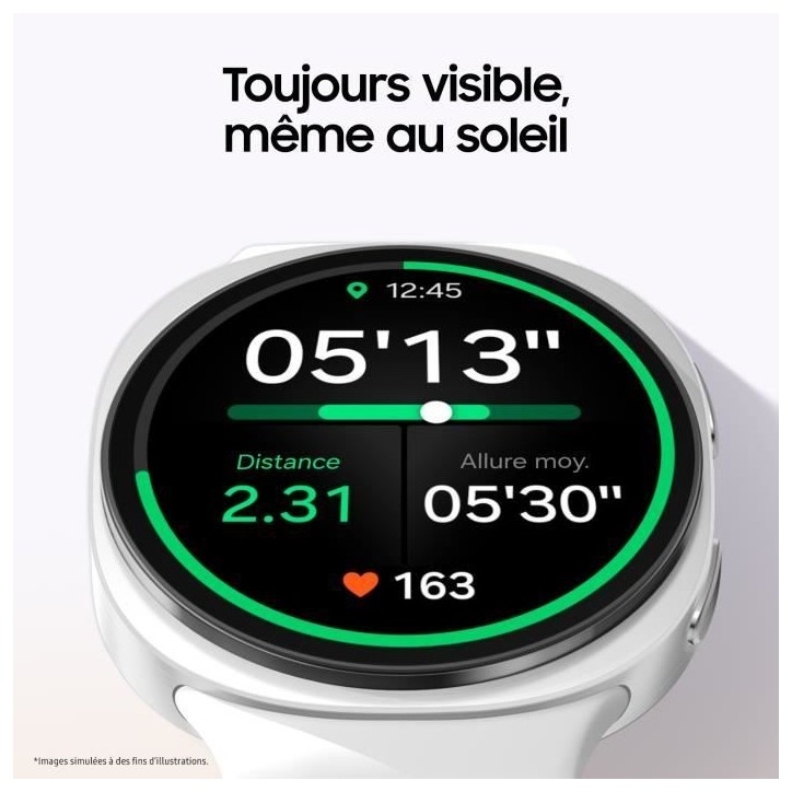Samsung Galaxy Watch8 Montre connectée Bluetooth 40mm Graphite