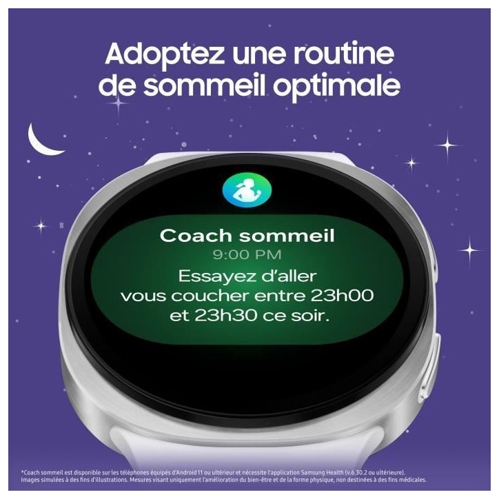 Samsung Galaxy Watch8 Montre connectée Bluetooth 40mm Graphite