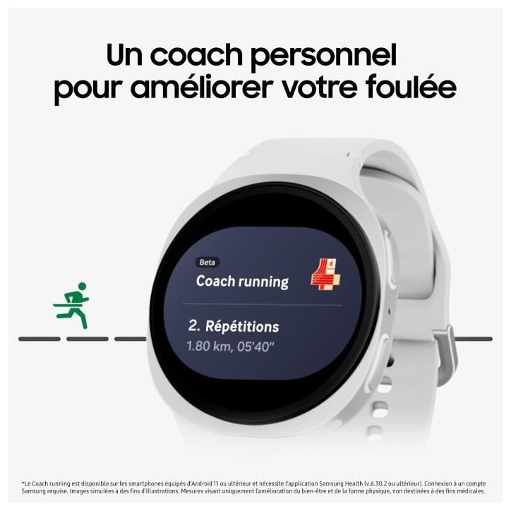 Samsung Galaxy Watch8 Montre connectée Bluetooth 40mm Graphite