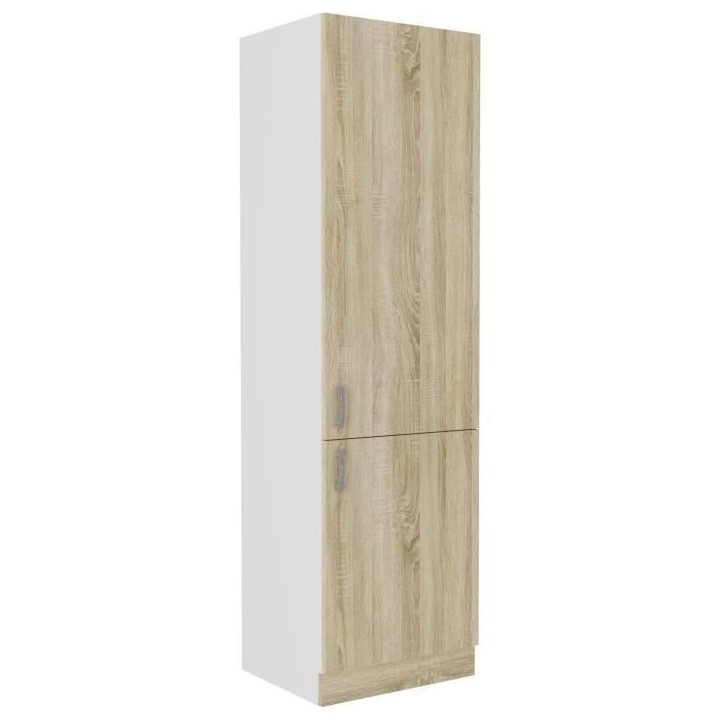 SARA - Colonne 2 portes - Décor chene sonoma - L60xP57xH210 cm SARA - Colonne 2 portes - Décor chene sonoma - L60xP57xH210 cm