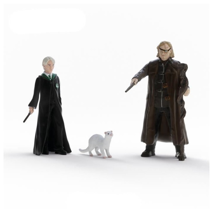 Figurine Alastor Maugrey & Drago Malfoy et le furet, Schleich 14907 Gamme Harry Potter©