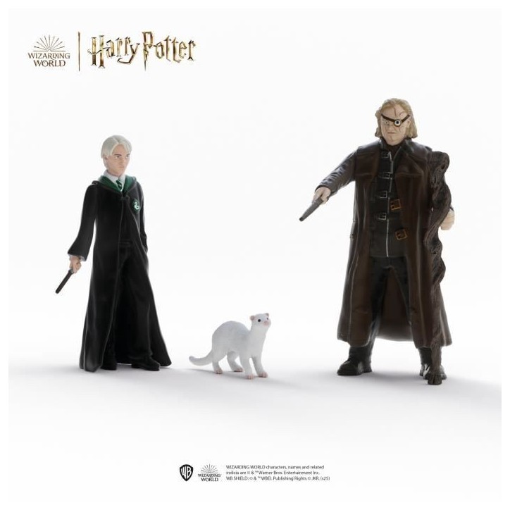 Figurine Alastor Maugrey & Drago Malfoy et le furet, Schleich 14907 Gamme Harry Potter©