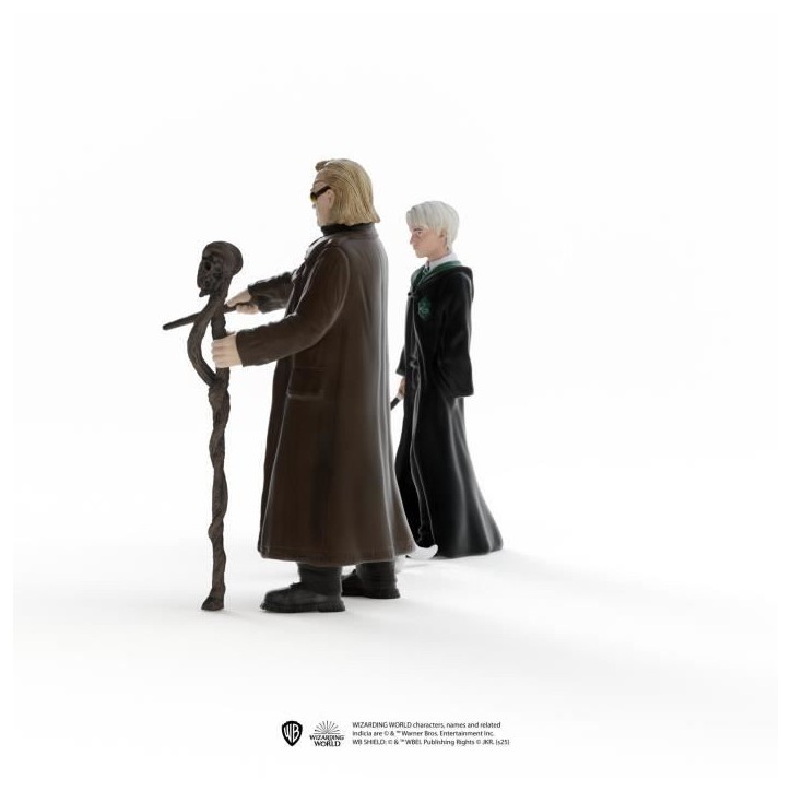 Figurine Alastor Maugrey & Drago Malfoy et le furet, Schleich 14907 Gamme Harry Potter©