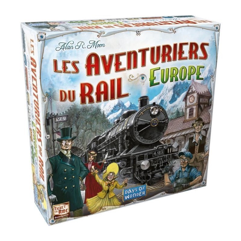Days of Wonder | Les Aventuriers du Rail : Europe | Unbox Now | Jeu de