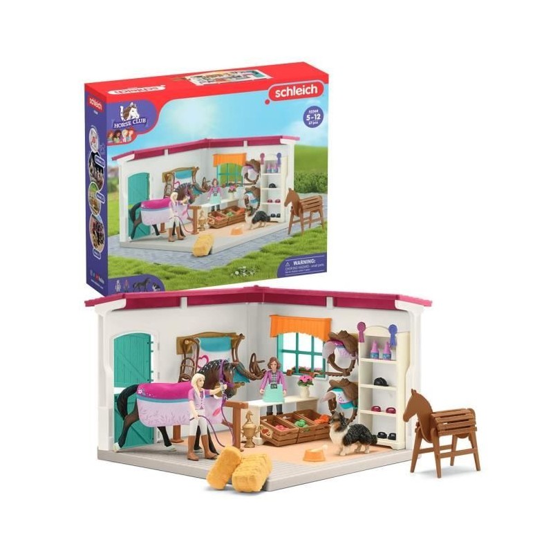 Boutique d'équitation pour chevaux schleich, Coffret schleich avec 67 Boutique d'équitation pour chevaux schleich, Coffret schleich avec 67