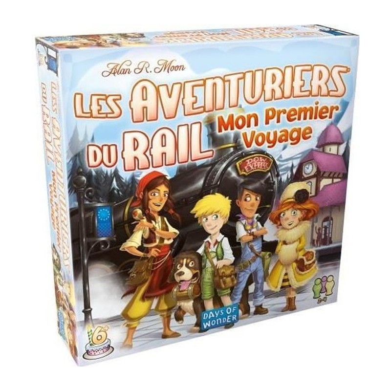 LES AVENTURIERS DU RAIL Mon Premier Voyage - Jeu de société LES AVENTURIERS DU RAIL Mon Premier Voyage - Jeu de société