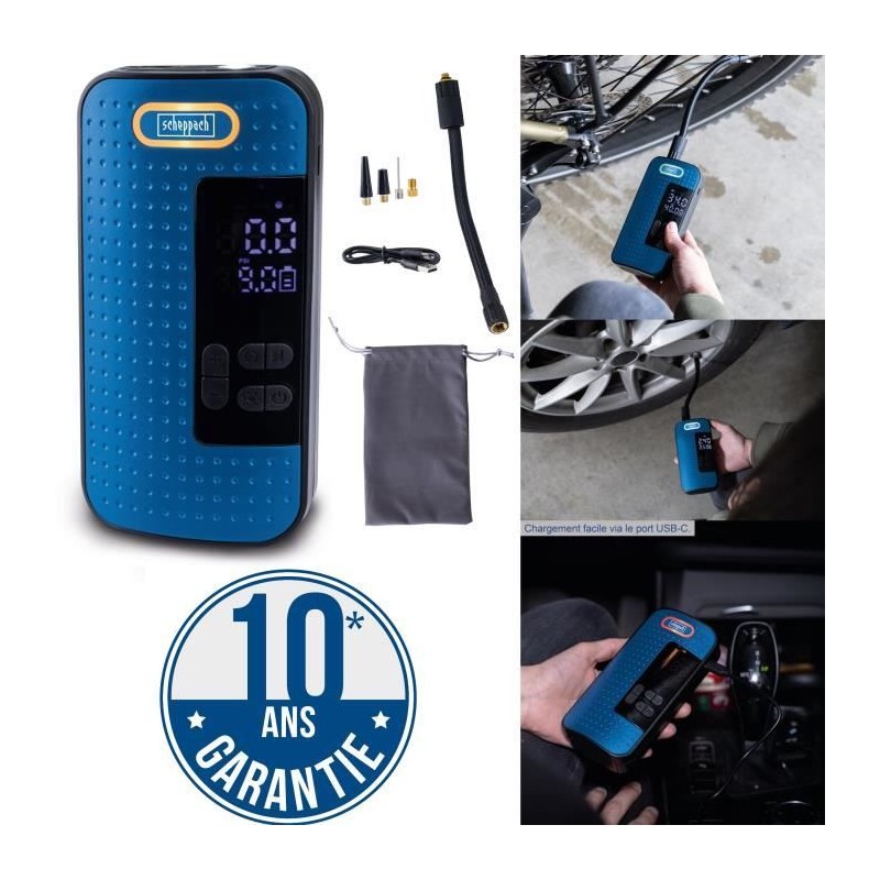 gonfleur electrique compresseur a air portatif sans fil 10,3 bars 150 gonfleur electrique compresseur a air portatif sans fil 10,3 bars 150