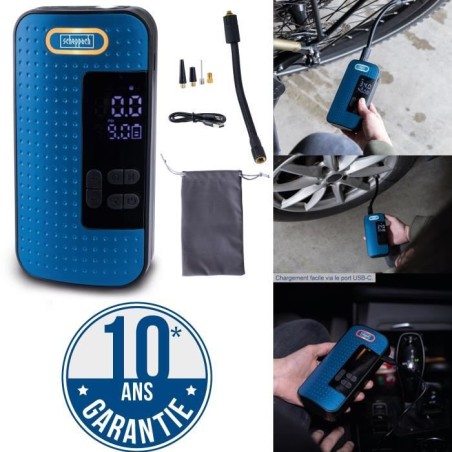 gonfleur electrique compresseur a air portatif sans fil 10,3 bars 150