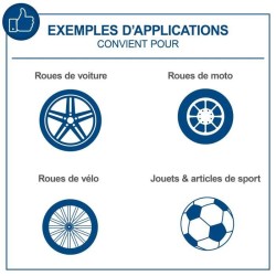 gonfleur electrique compresseur a air portatif sans fil 10,3 bars 150