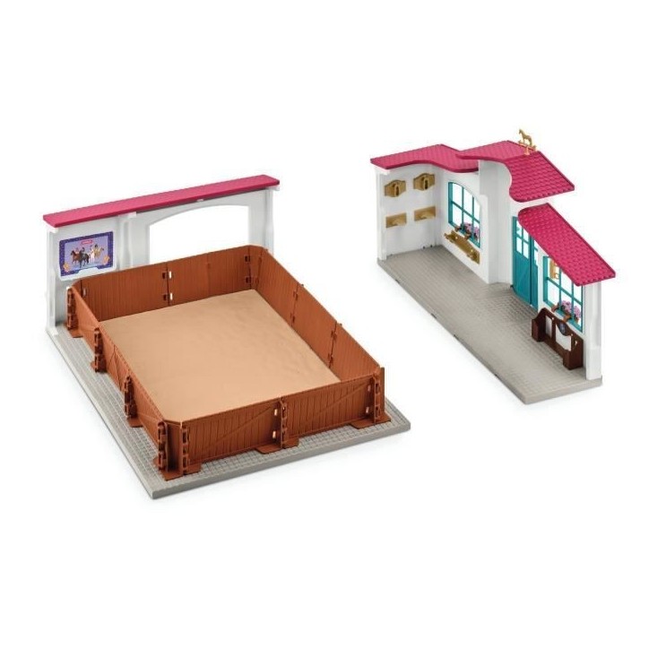 Grand Manege Equestre, Coffret figurine et accessoires, Schleich 42639 Horse Club, Pour enfant des 5 ans Grand Manege Equestre, Coffret figurine et accessoires, Schleich 42639 Horse Club, Pour enfant des 5 ans