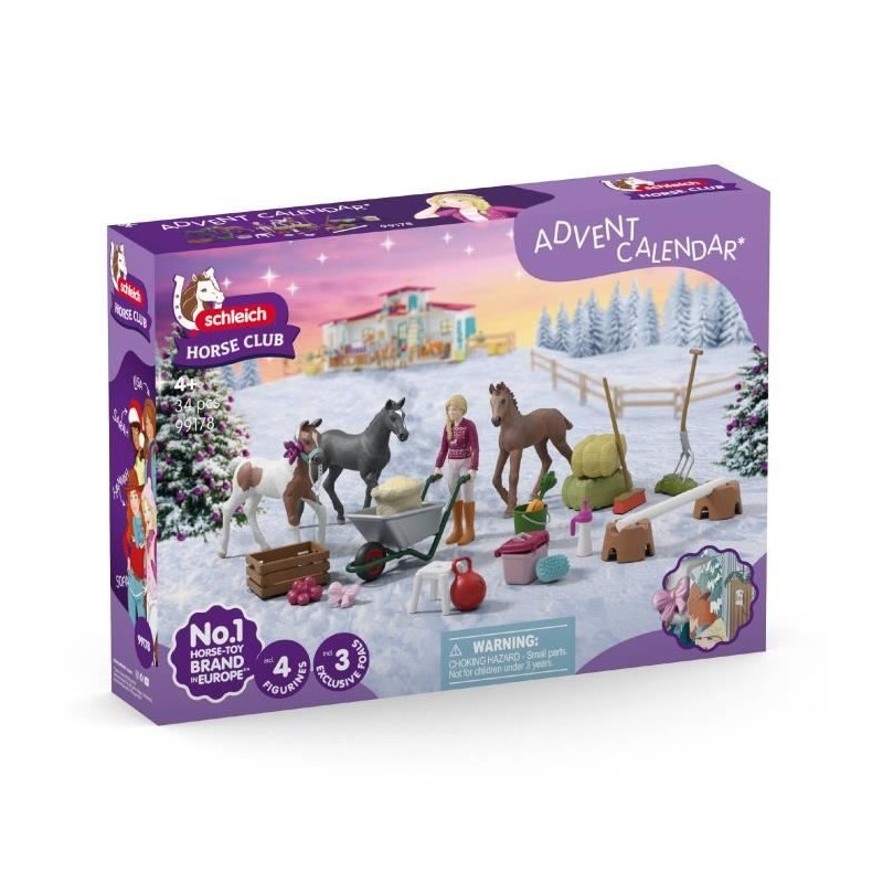 Figurine Calendrier de l'Avent Horse Club, Schleich 99178 Gamme Horse