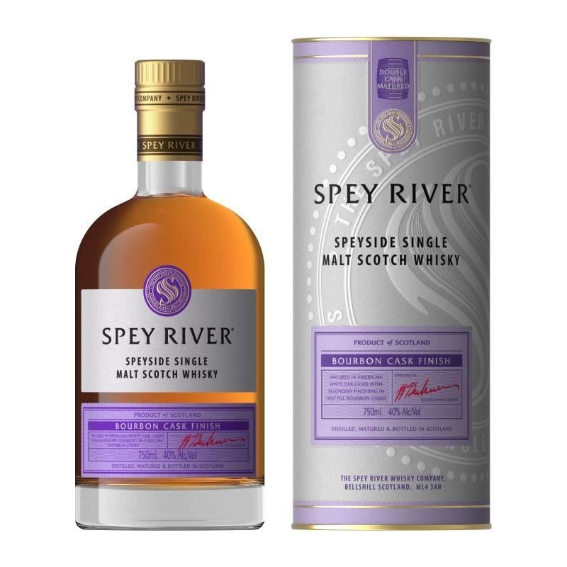 SPEY RIVER Whisky Bourbon Cask finish - 70CL - 40%