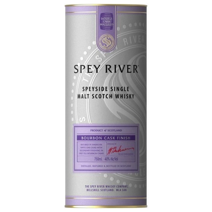 SPEY RIVER Whisky Bourbon Cask finish - 70CL - 40%