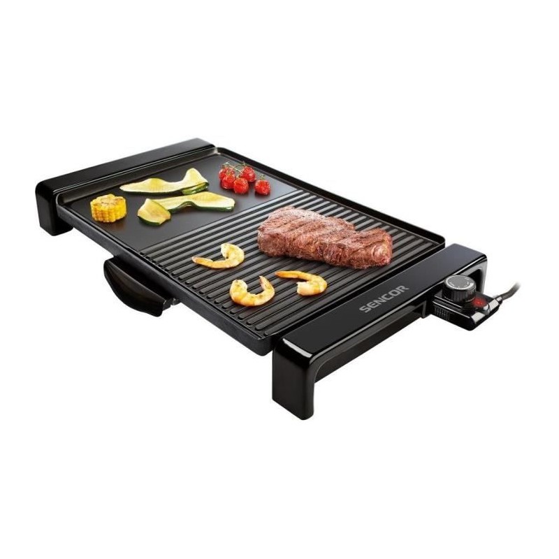 Grill Électrique - SENCOR - SBG 106 BK - 2300 Watt - Plaques Anti-adh