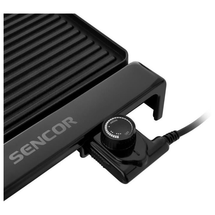 Grill Électrique - SENCOR - SBG 106 BK - 2300 Watt - Plaques Anti-adhésives - Noir Grill Électrique - SENCOR - SBG 106 BK - 2300 Watt - Plaques Anti-adhésives - Noir