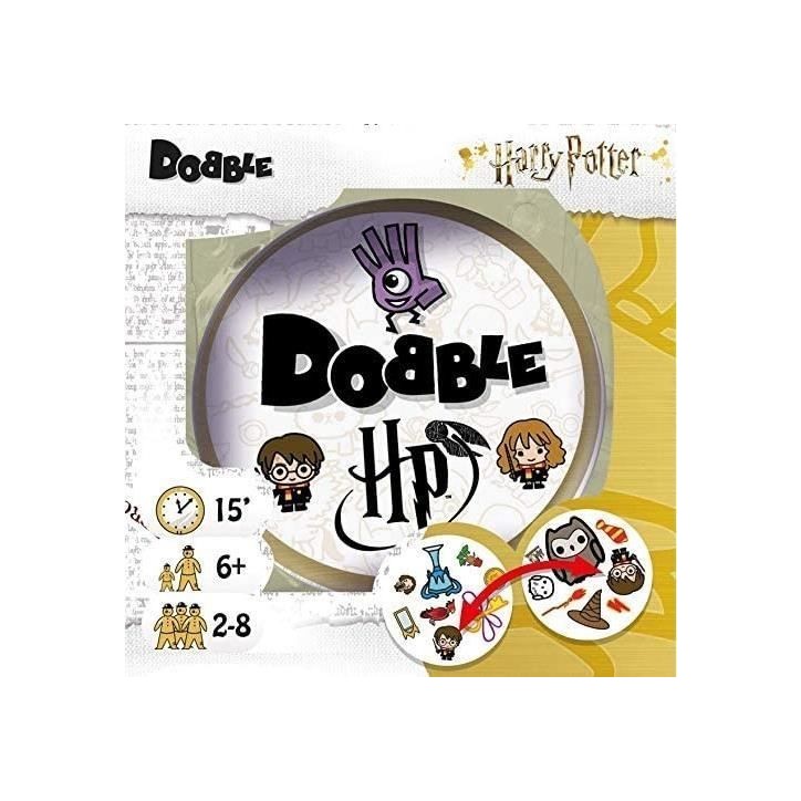 Zygomatic | Dobble : Harry Potter | Jeu de société | a partir de 6 ans | 2 a 8 joueurs | 15 minutes