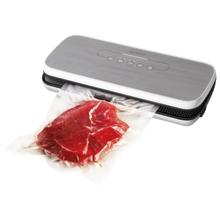 Soudeuse sous vide - Sencor - 0910WH SVS 3010GY - 110 W - Plastique - Blanc et Gris Soudeuse sous vide - Sencor - 0910WH SVS 3010GY - 110 W - Plastique - Blanc et Gris