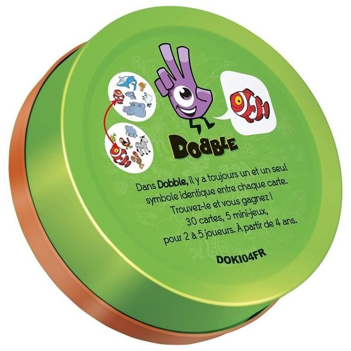 Zygomatic | Dobble : Kids - Édition 2021 | Jeu de société | a partir de 4 ans | 2 a 5 joueurs | 10 minutes