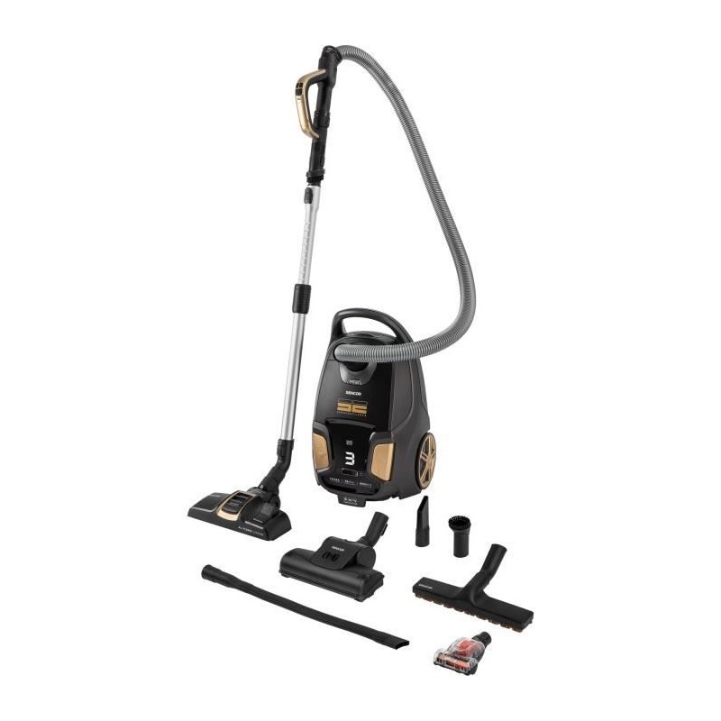 Aspirateur traineau avec sac - SENCOR - SVC 9300BK - 600 W - 59 dB - N
