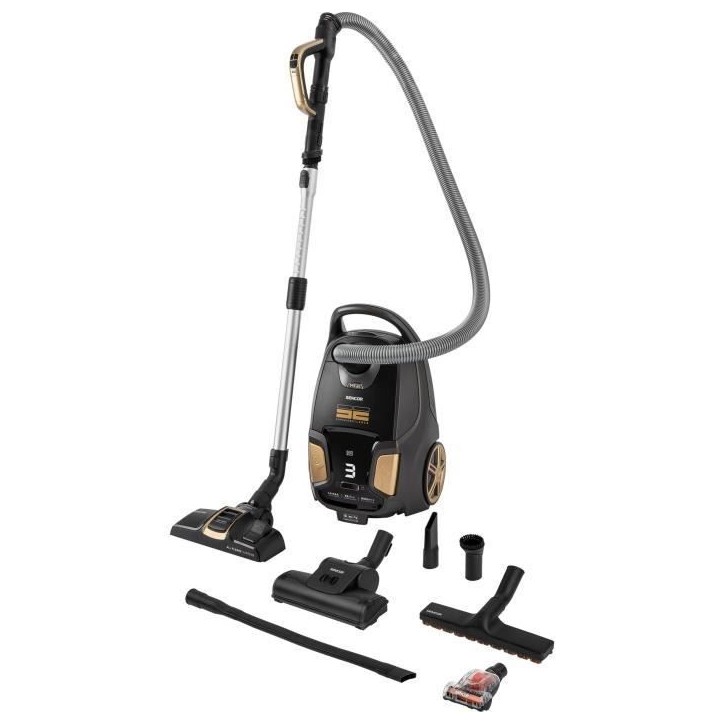 Aspirateur traineau avec sac - SENCOR - SVC 9300BK - 600 W - 59 dB - Noir