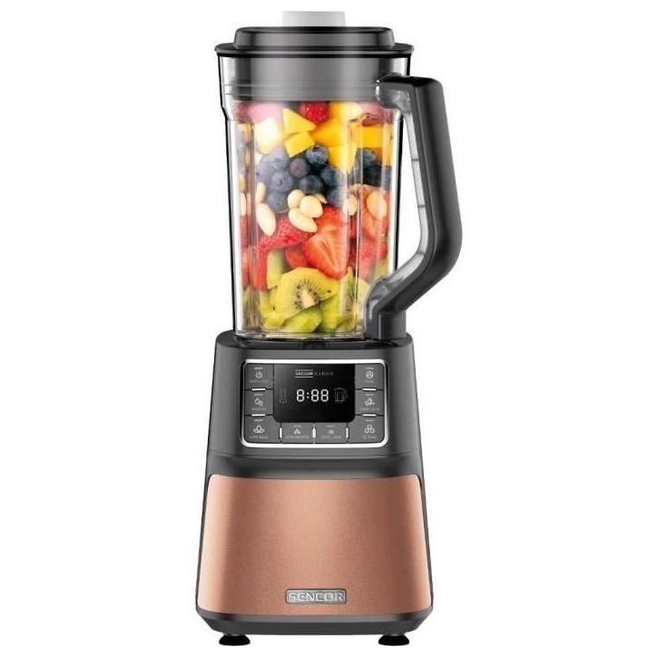 Mixeur sous vide automatique - SENCOR - 7877CH SBU 7876GD - 1500 W - 8 lames en titane - 7 programmes Mixeur sous vide automatique - SENCOR - 7877CH SBU 7876GD - 1500 W - 8 lames en titane - 7 programmes