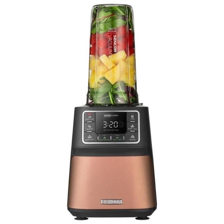 Mixeur sous vide automatique - SENCOR - 7877CH SBU 7876GD - 1500 W - 8 lames en titane - 7 programmes Mixeur sous vide automatique - SENCOR - 7877CH SBU 7876GD - 1500 W - 8 lames en titane - 7 programmes