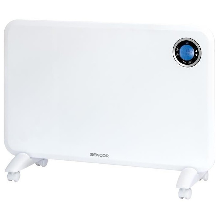 Convecteur électrique - SENCOR - SCF 3200WH - 1500 W - 2 niveaux de chauffage - Blanc