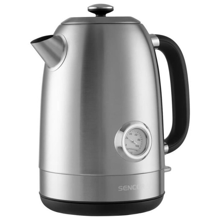 Bouilloire - SENCOR - SWK1799SS - 1,7L - 2200W - Inox avec thermometre a aiguille