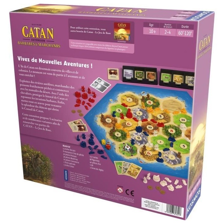Catan Barbares et Marchands - Asmodee - Jeu de société