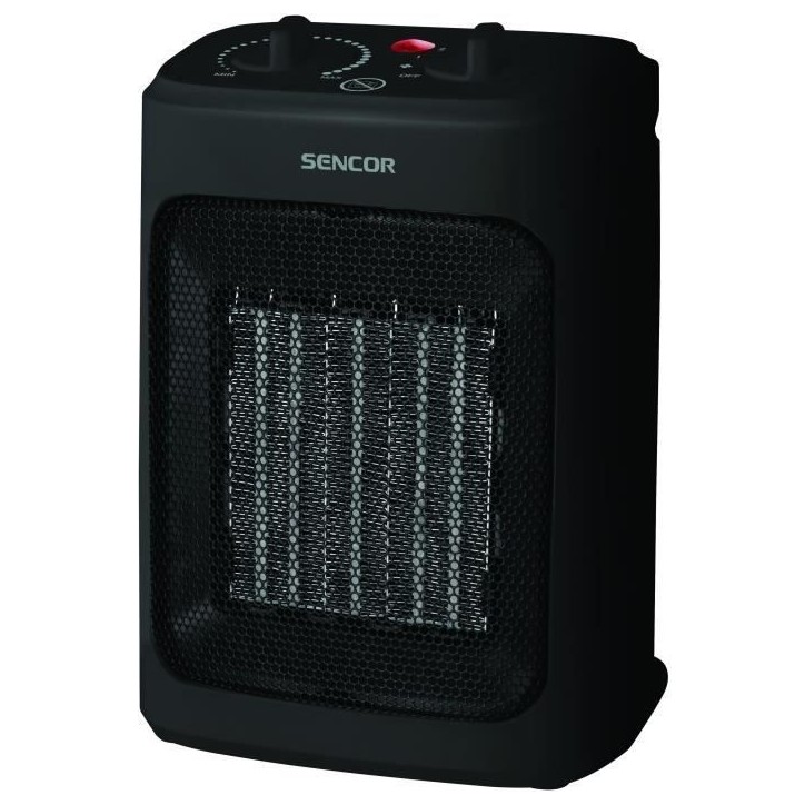 Radiateur en céramique - SENCOR - SFH 7601BK - Jusqu'a 2000 W - 3 niveaux de chauffage - 10 / 15 m² - 60 dB - Noir Radiateur en céramique - SENCOR - SFH 7601BK - Jusqu'a 2000 W - 3 niveaux de chauffage - 10 / 15 m² - 60 dB - Noir