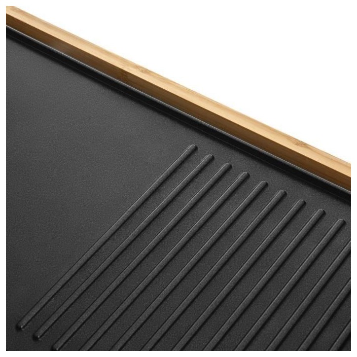Grill électrique - SENCOR - SBG 206BK - 1800 W - Noir / Bambour Grill électrique - SENCOR - SBG 206BK - 1800 W - Noir / Bambour
