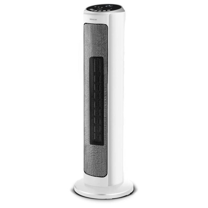 Radiateur tour en céramique - SENCOR - SFH 8994WH - Jusqu'a 2000 W - 3 modes - 24 m² / 60 m³ - Télécommande - Blanc Radiateur tour en céramique - SENCOR - SFH 8994WH - Jusqu'a 2000 W - 3 modes - 24 m² / 60 m³ - Télécommande - Blanc