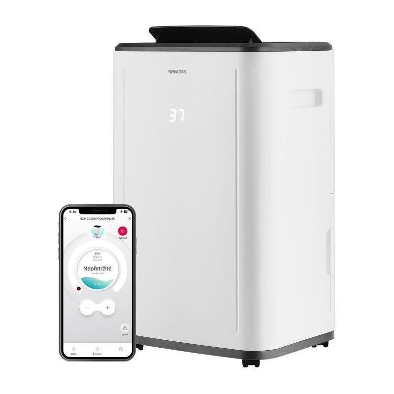 Déshumidificateur mobile intelligent - SENCOR - SDH 2028WH - 360 W -