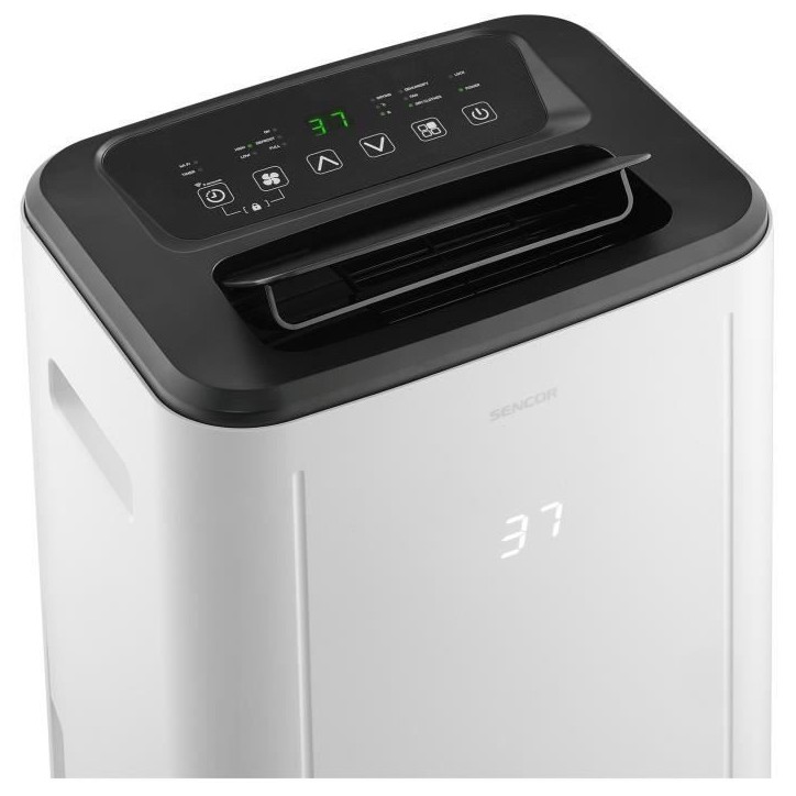 Déshumidificateur mobile intelligent - SENCOR - SDH 2028WH - 360 W - 20 L/jour - Réservoir : 6 L - 2 vitesses - Blanc Déshumidificateur mobile intelligent - SENCOR - SDH 2028WH - 360 W - 20 L/jour - Réservoir : 6 L - 2 vitesses - Blanc