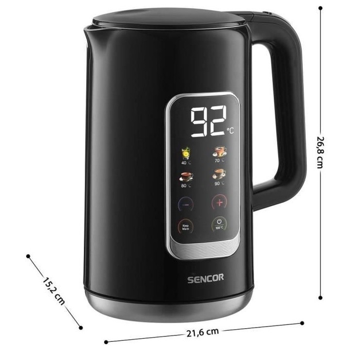 Bouilloire électrique - Sencor - SWK 0951BK