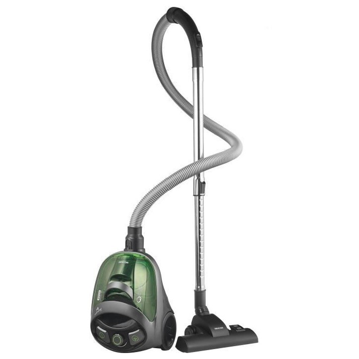 Aspirateur traineau sans sac - SENCOR - SVC 1016GR - 800 W - 80 dB - 1,5 L - Noir / Vert Aspirateur traineau sans sac - SENCOR - SVC 1016GR - 800 W - 80 dB - 1,5 L - Noir / Vert