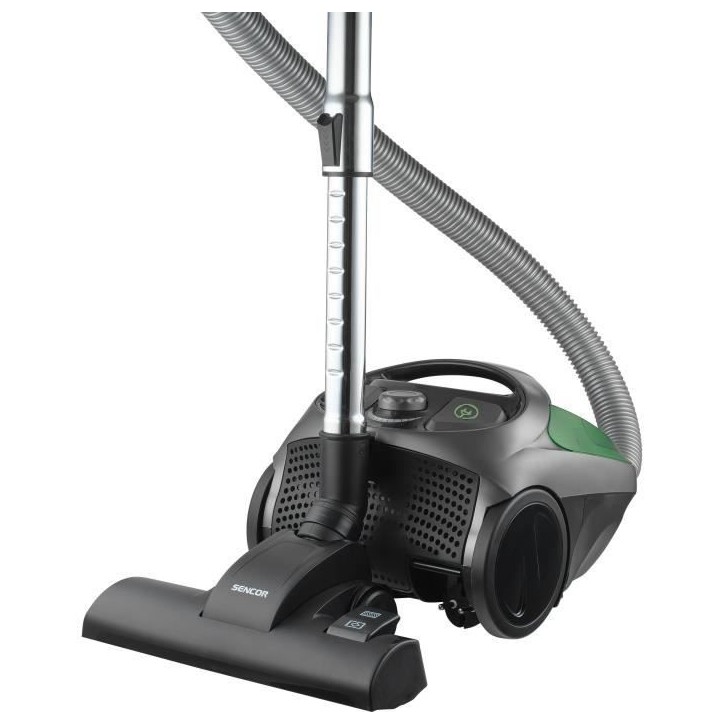 Aspirateur traineau sans sac - SENCOR - SVC 1016GR - 800 W - 80 dB - 1,5 L - Noir / Vert Aspirateur traineau sans sac - SENCOR - SVC 1016GR - 800 W - 80 dB - 1,5 L - Noir / Vert