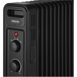 Radiateur électrique bain d'huile - SENCOR - SOH 3513BK - 2500 W - 2