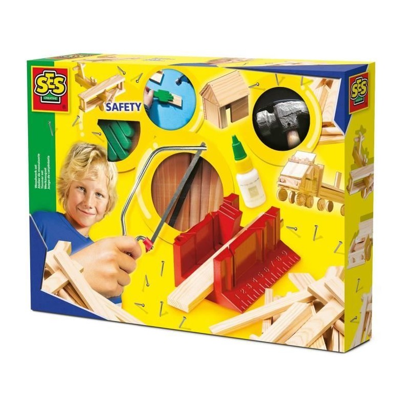 Atelier de menuiserie grande - SES CREATIVE - Kit complet - Jouets en