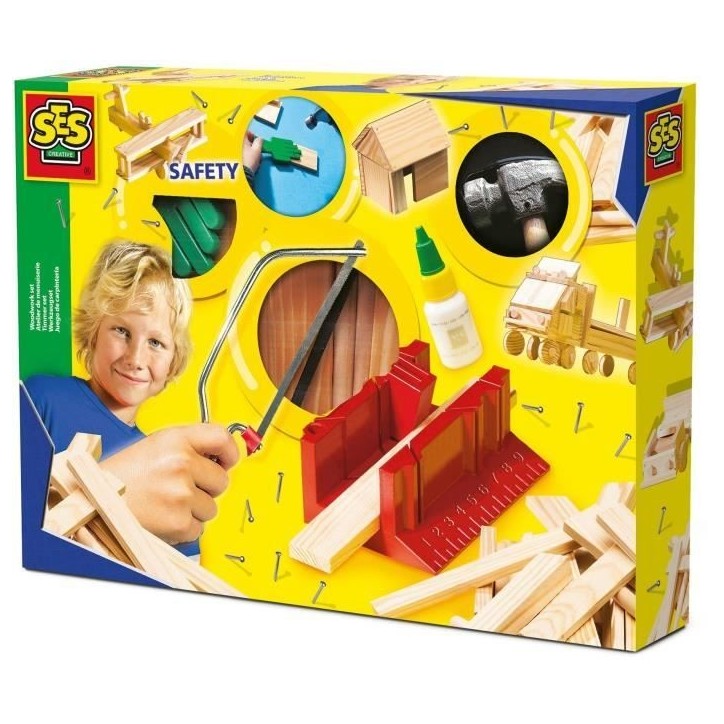 Atelier de menuiserie grande - SES CREATIVE - Kit complet - Jouets en bois Atelier de menuiserie grande - SES CREATIVE - Kit complet - Jouets en bois