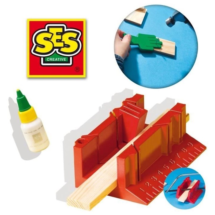 Atelier de menuiserie grande - SES CREATIVE - Kit complet - Jouets en bois Atelier de menuiserie grande - SES CREATIVE - Kit complet - Jouets en bois