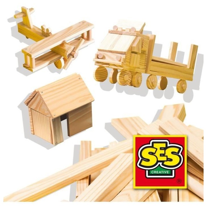 Atelier de menuiserie grande - SES CREATIVE - Kit complet - Jouets en bois Atelier de menuiserie grande - SES CREATIVE - Kit complet - Jouets en bois