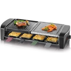 Appareil a raclette SEVERIN - RG9645 - Jusqu'a 8 personnes - Plaques d