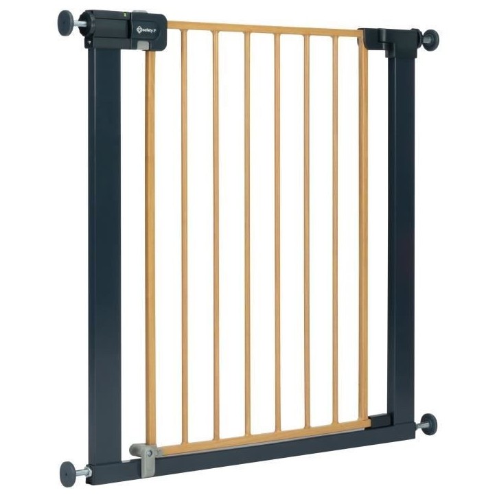 SAFETY 1st Barriere de sécurité enfant Easy Close effet bois, 73-80 cm - pression, sans vis ni perçage - (max. 136 cm) SAFETY 1st Barriere de sécurité enfant Easy Close effet bois, 73-80 cm - pression, sans vis ni perçage - (max. 136 cm)